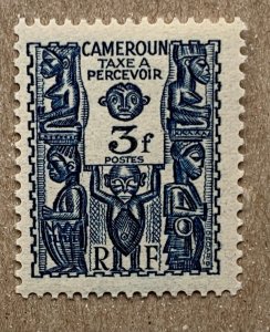 Cameroun 1939 3fr postage due, MNH. Scott J23, CV $2.25 for hinged