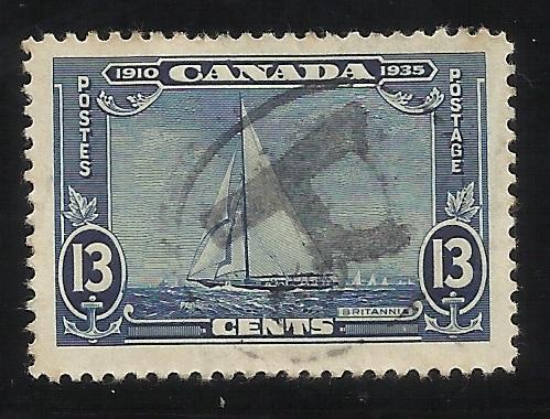 Canada 216 13c Used VF Jumbo See Scan for Cancel, Centering, Perfs