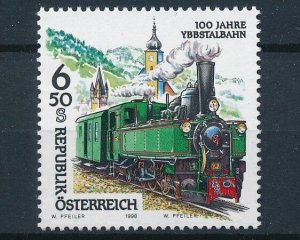 [61544] Austria 1998 Railway train Eisenbahn  MNH