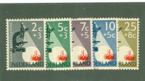 NETHERLAND B281-5 MNH CV $8.65 BIN $4.50