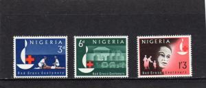 Nigeria 1963 Anniv of red Cross MNH