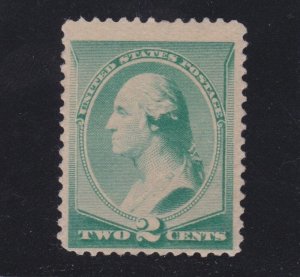 US 213 2c Washington Mint F-VF OG NH SCV $120