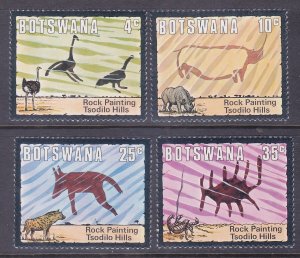 Botswana 136-39 MNH 1975 Paintings and Animals Full Set Very Fine