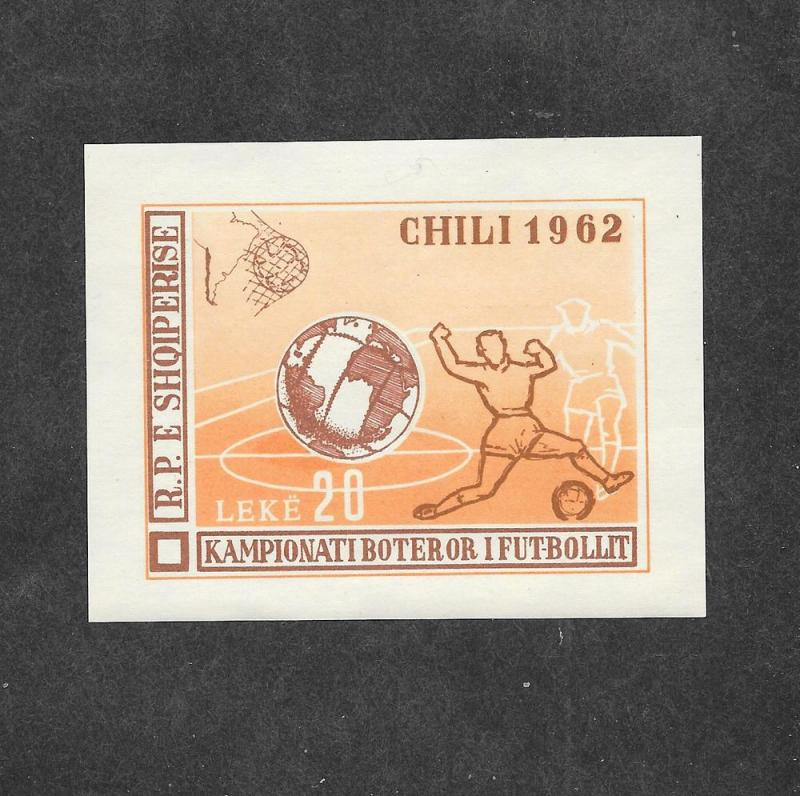 Albania 628a or 629 Mint NH Souvenir Sheet Scott Footnote
