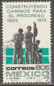 MEXICO 1108 50th Anniversary of road building USED. F-VF. (1328)