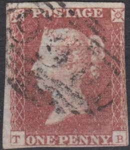 Great Britain Sg8 1d red Used 3m Cv £35   TB