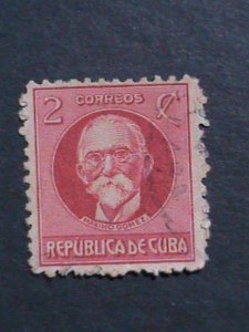 ​CUBA-1917 105 ERROR? MISSING COLOR?  105YEARS OLD- MAXIMO GOMEZ USED VF