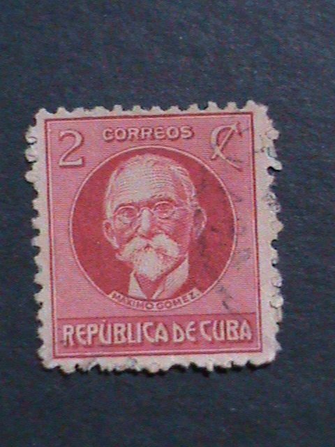 ​CUBA-1917 105 ERROR? MISSING COLOR?  105YEARS OLD- MAXIMO GOMEZ USED VF