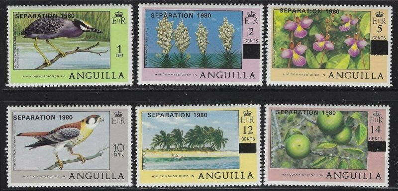 Anguilla 1980 Sc#402/423 SEPARATION 1980 Set (22 values) MNH