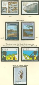 Ireland #411-417  Single (Complete Set) (Art) (Europa) (Scouts)