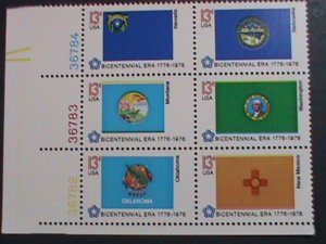 UNITED STATES -1976 PROMOTION- STATE FLAGS MNH BLOCK VF WE SHIP TO WORLD WIDE