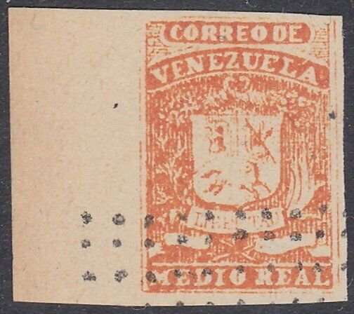 VENEZUELA   An old forgery of a classic stamp...............................D477