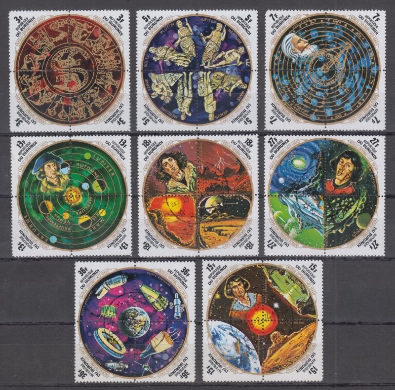 6. Burundi 1973 The 500th Anniversary of the Birth of Copernicus