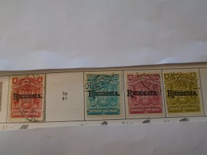 Rhodesia  # 83/85-87  used