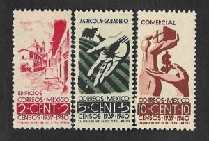 SD)1939 MEXICO  CENSUS TAKEN. VIEW OF TAXCO 2C SCT 751, ALLEGORY TO A