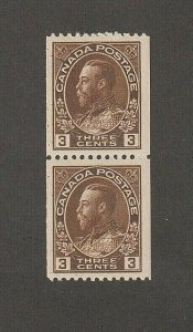 EDSROOM-10595 Canada 134 LH 1921 Coil Pair Admiral King George CV$37.50