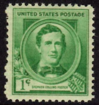 US Stamp #879 MNH - Stephen Collins Foster Famous American