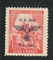 Bohemia & Moravia; Scott 60; 1942; Unused; NH