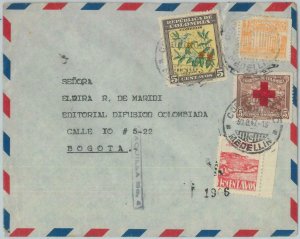 81572 - COLOMBIA - Postal History - Airmail COVER: from Medellin  - RED CROss