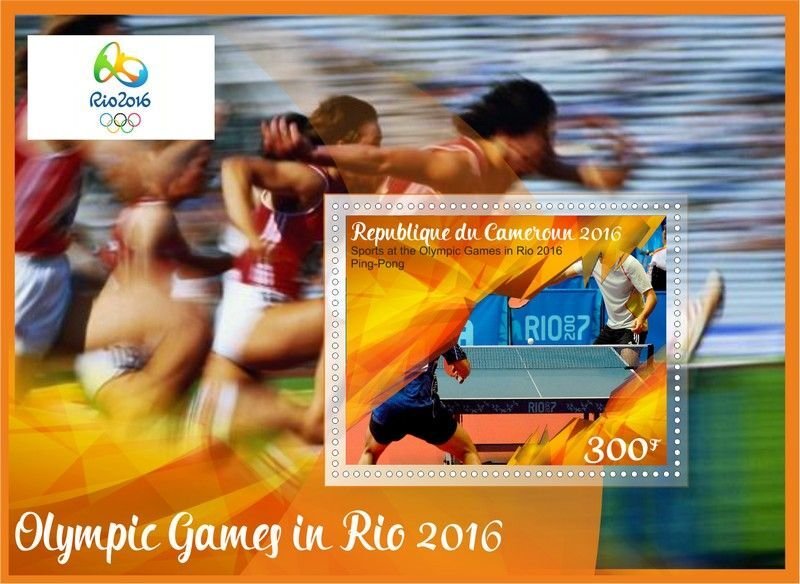 Stamps. Olympic games  Rio 2016 8 sheets perforated
