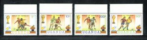 Uganda Scott #327-330 MNH