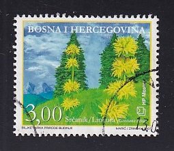 Bosnia and Herzegovina ( Croat admin )  #182  used  2007  flora  Blidinje park