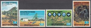 botswana  scott no 58-61 mnh