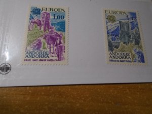 Andorra  French  #  254-55  MNH