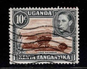 Kenya Uganda and Tanganyika KUT Scott 71 Used 10c