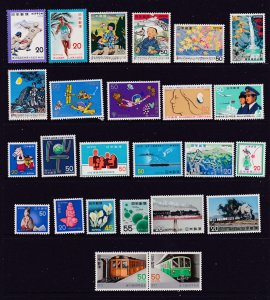 Japan a mint lot from 1970's