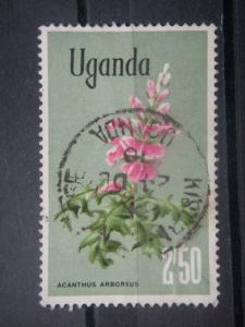 UGANDA, 1969, used 2.50sh, Flowers Scott 126