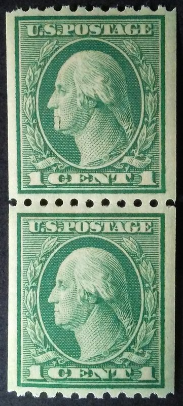 StampGeek Scott #441 MINT PAIR, VF/XF, NEVER HINGED  PERF 10 HOR, SL WTRMK