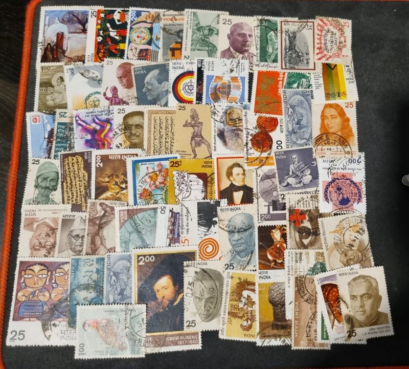 INDIA huge collection and overprints and blocks #687