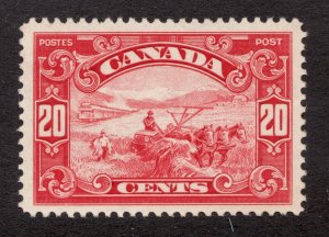 1928 / #157 MLH VF 20c - Farming, Horses, Locomotive - Canada KGV Scroll cv$10