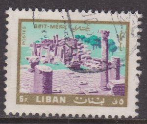 Lebanon Ruins Beit-Mery 5p Fine used SG 921 VGC