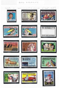 Mad Magazine: Lot of 27 Different Circa 1960's - 1970's Poster Stamps