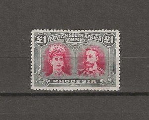 RHODESIA 1910/13 SG 165a MINT