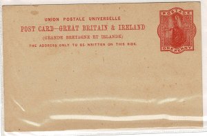 Great Britain early postal card standing Victoria