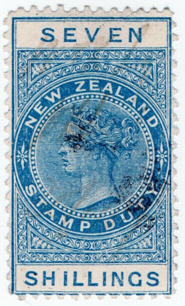 (I.B) New Zealand Revenue : Stamp Duty 7/-