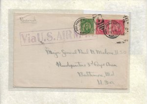 1931 Manila, Philippines to Gen Paul Malone, USA to Baltimore, MD (52761)