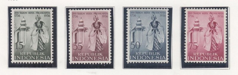 INDONESIA, 1956 Bicentenary of Djokjakarta set of 4, lhm.