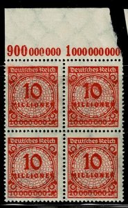 Germany 1923, Sc.#286 MNH, Plate Print with Margin A.