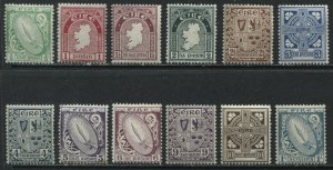 Ireland 1922-23 complete set mint o.g. hinged