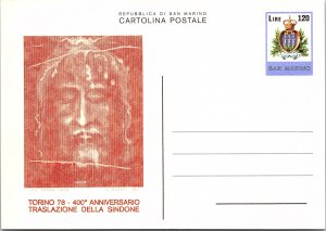 San Marino, Government Postal Card