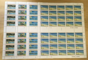 FULL SHEETS Tuvalu 1995 SC 693-6 - Visit South Pacific - 4 Sheets of 40 - MNH