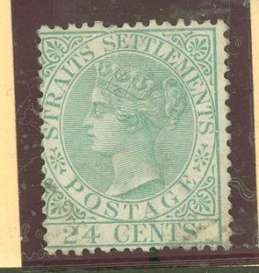 Straits Settlements #15 Used Single (Queen)