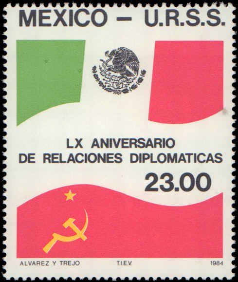 Mexico #1358, Complete Set, 1984, Never Hinged