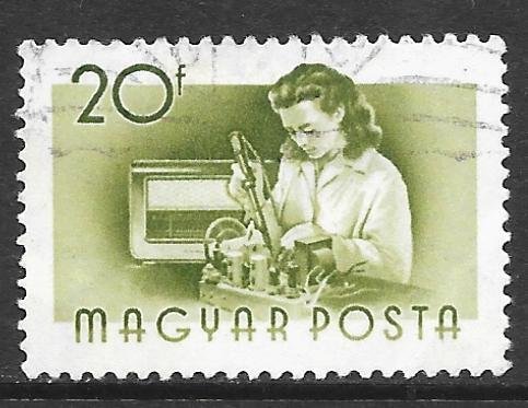 Hungary 1119: 20f Radio assembler, used, VF