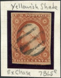 #10 VF USED YELLOWISH SHADE POS.78L7e EX-CHASE CV $200.00 BP1421