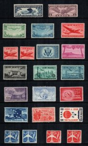 US 22  MNH air mail